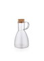 Hermia SSE0022 Dispensador Aceite Cristal Transparente 400 ml 9x9x17 cm